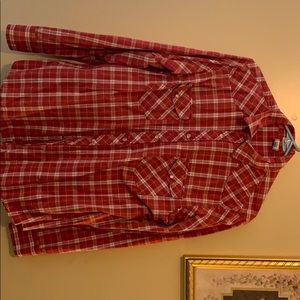 Red plaid shirt